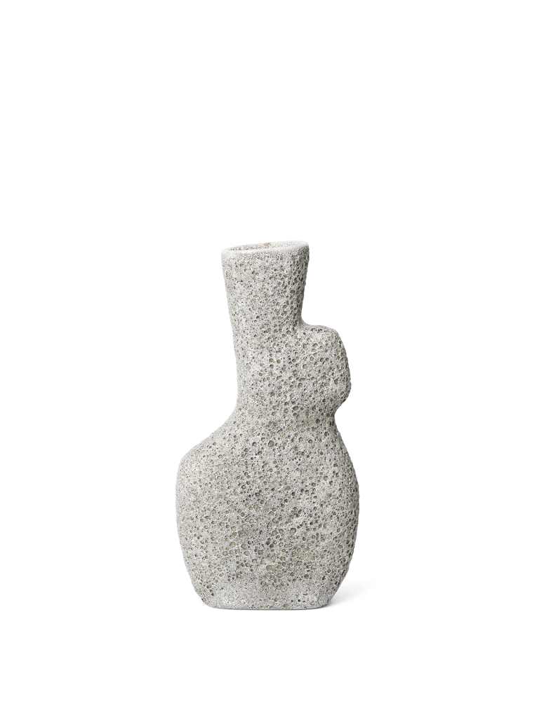 Ferm Living Yara Vase Large Grey Pumice