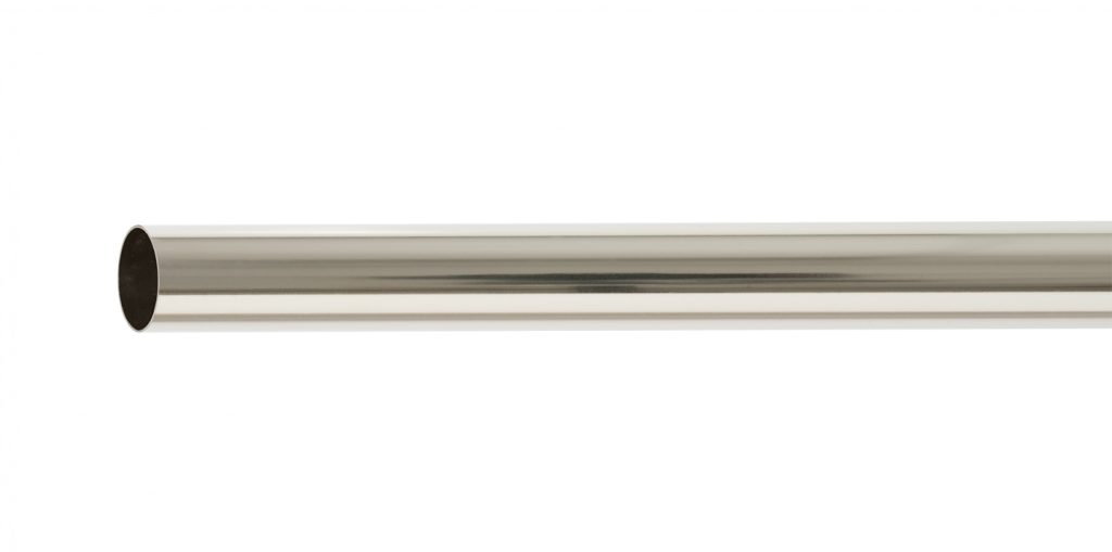 Houlès AURO tringle acier Ø 25 mm 240 cm nickel poli