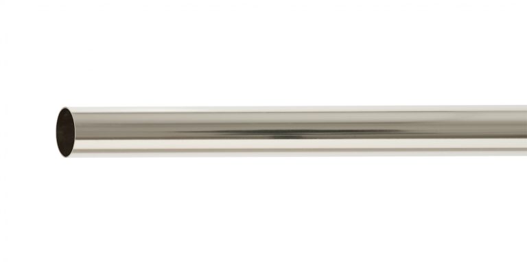 Houlès AURO tringle acier Ø 25 mm 240 cm nickel poli