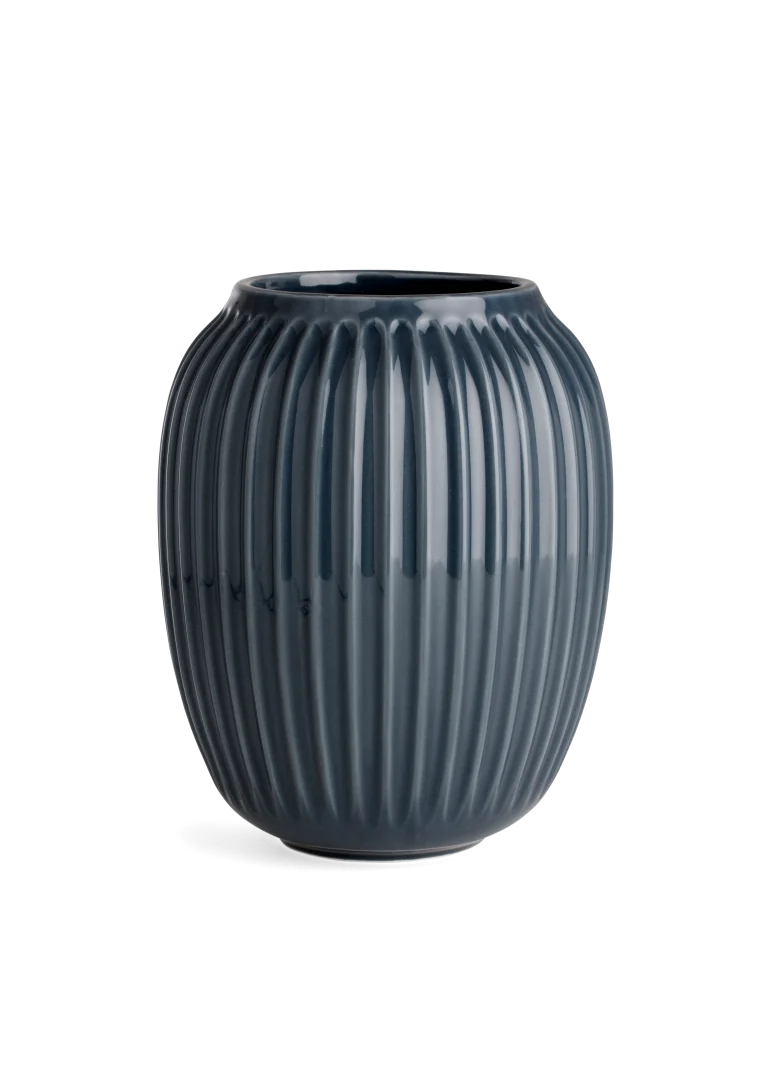 Kähler Hammershøi Vase H21 cm anthracite
